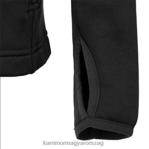 Karrimor ruházat fekete egynemű polár kapucnis pulcsi P60RX283