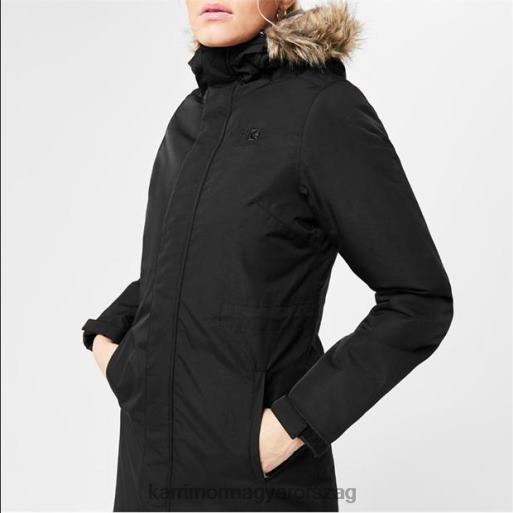 Karrimor ruházat fekete egynemű városi parka ld24 P60RX257