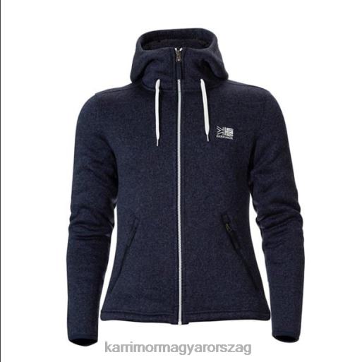 Karrimor ruházat haditengerészet egynemű polár kapucnis pulcsi P60RX275