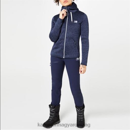 Karrimor ruházat haditengerészet egynemű polár kapucnis pulcsi P60RX275