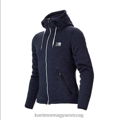 Karrimor ruházat haditengerészet egynemű polár kapucnis pulcsi P60RX275