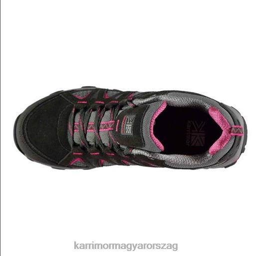 Karrimor cipő fekete/rózsaszín nők alacsony járócipőt szereljen fel P60RX94
