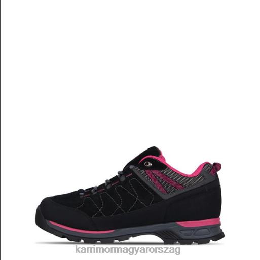 Karrimor cipő fekete/rózsaszín nők forró szikla alacsony járócipő P60RX102