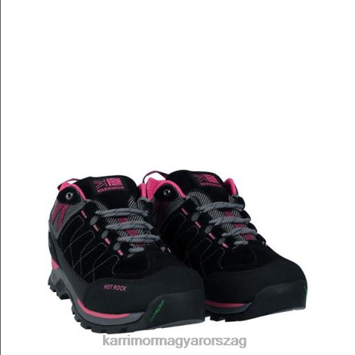 Karrimor cipő fekete/rózsaszín nők forró szikla alacsony járócipő P60RX102