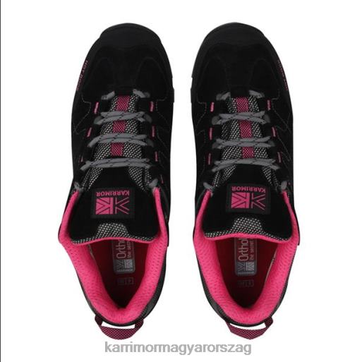 Karrimor cipő fekete/rózsaszín nők forró szikla alacsony járócipő P60RX102