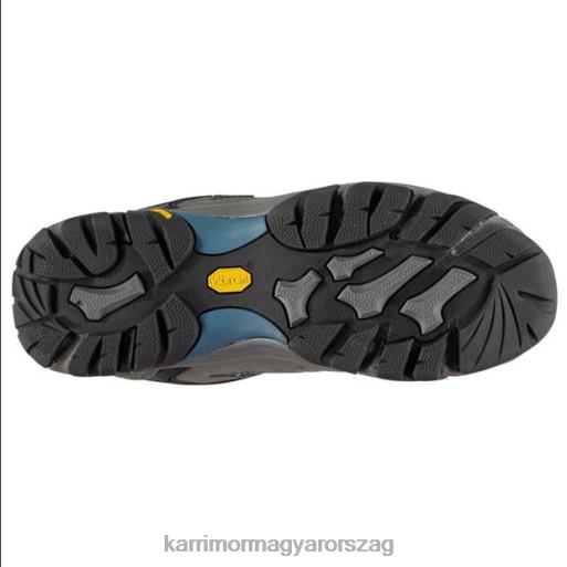 Karrimor cipő szén/kék nők aspen alacsony vízálló járócipő P60RX101