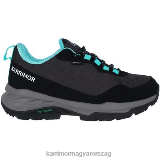 Karrimor cipő szén / kékeszöld nők verdi alacsony járócipő P60RX92