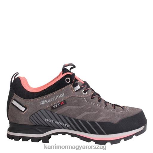 Karrimor cipő szén/korall nők hot route vízálló járócipő P60RX99