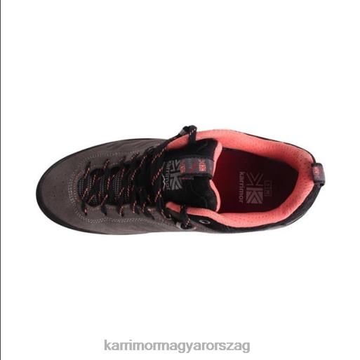 Karrimor cipő szén/korall nők hot route vízálló járócipő P60RX99