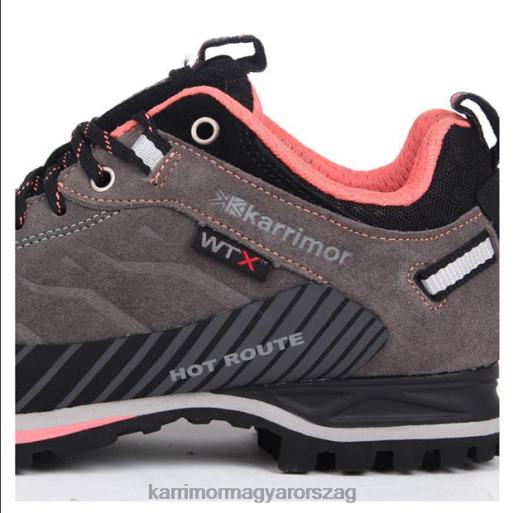 Karrimor cipő szén/korall nők hot route vízálló járócipő P60RX99