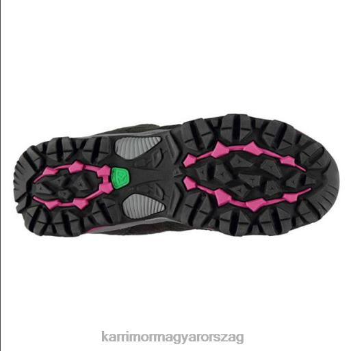 Karrimor cipő fekete/rózsaszín nők mount mid gyalogos csizma P60RX88