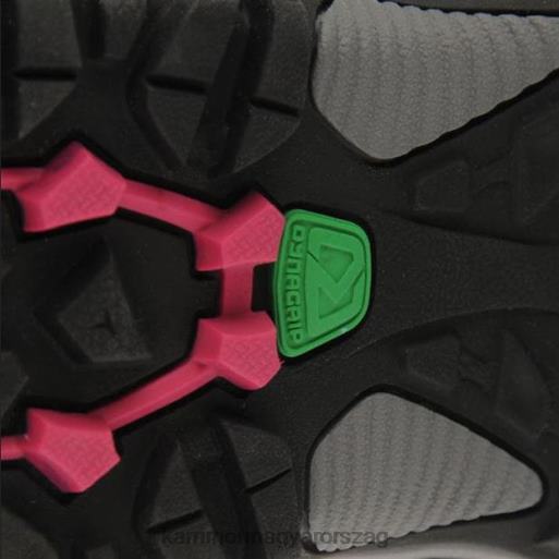 Karrimor cipő fekete/rózsaszín nők mount mid gyalogos csizma P60RX88