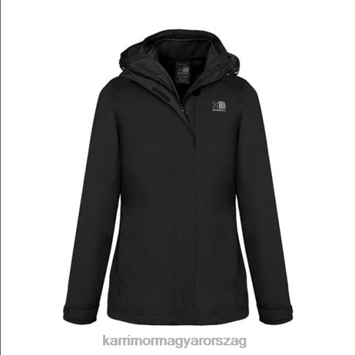 Karrimor ruházat fekete nők 3 az 1-ben weathertite kabát P60RX194