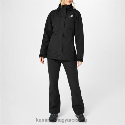 Karrimor ruházat fekete nők 3 az 1-ben weathertite kabát P60RX194