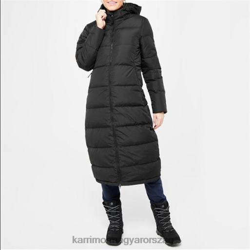Karrimor ruházat fekete nők pehely hosszú kabát P60RX248