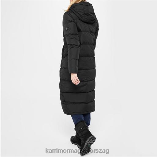 Karrimor ruházat fekete nők pehely hosszú kabát P60RX248