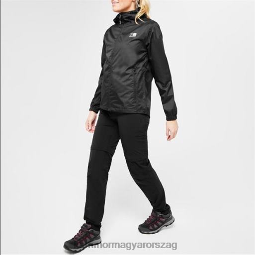 Karrimor ruházat fekete nők sierra kapucnis kabát P60RX268