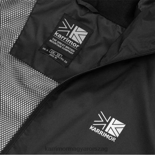 Karrimor ruházat fekete nők sierra kapucnis kabát P60RX268