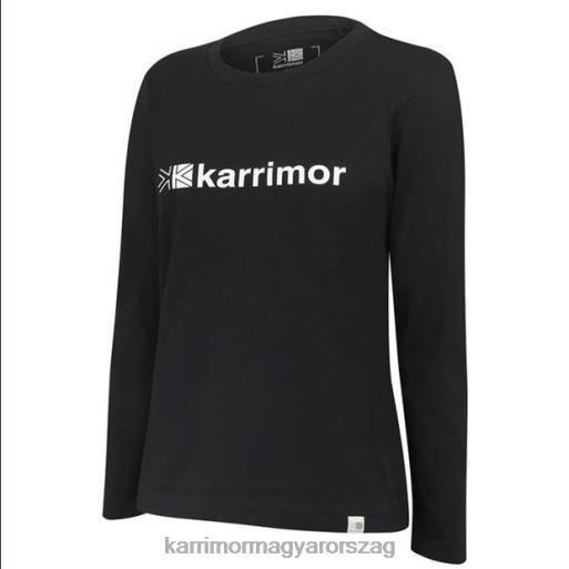 Karrimor ruházat fekete nők hosszú ujjú póló P60RX134