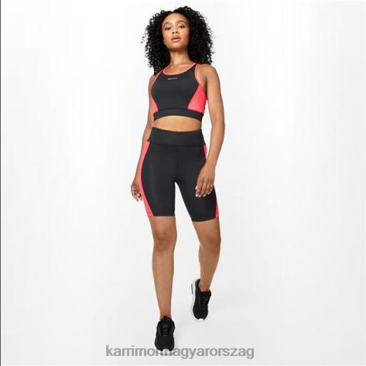 Karrimor ruházat fekete/rózsaszín nők tempós sportmelltartó P60RX33