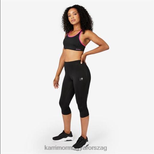 Karrimor ruházat fekete/rózsaszín nők tempós sportmelltartó P60RX33